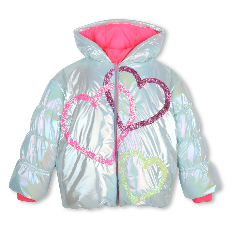 Hooded down jacket BILLIEBLUSH 
                        girl