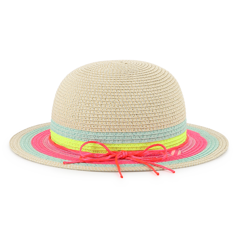 Sun hat with coloured stripes BILLIEBLUSH 
                    FILLE