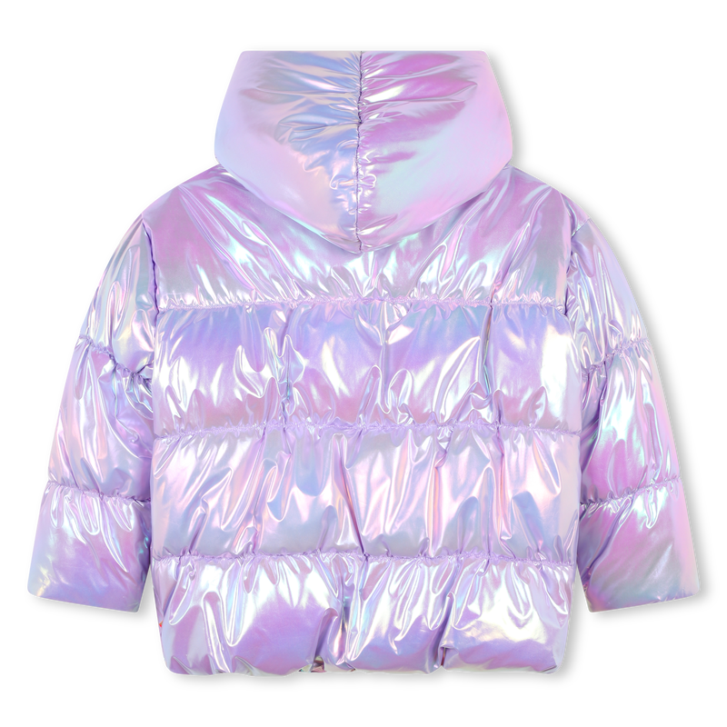 Shiny hooded puffer jacket BILLIEBLUSH 
                        girl
