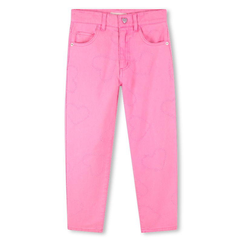 Twill trousers with hearts BILLIEBLUSH 
                    FILLE