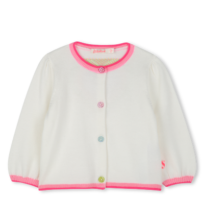 Cotton button-up cardigan BILLIEBLUSH girl