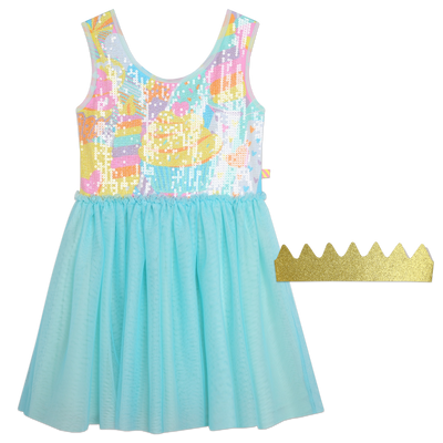 Accessorized birthday dress BILLIEBLUSH girl