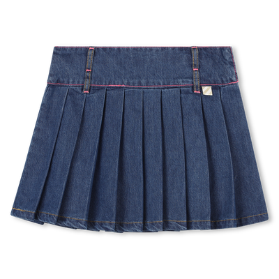 Pleated denim skirt BILLIEBLUSH girl