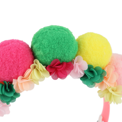 HEADBAND WITH POMPOMS BILLIEBLUSH girl