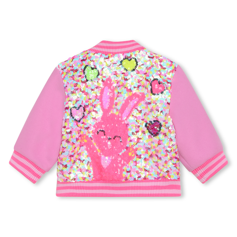 Sequin varsity bomber jacket BILLIEBLUSH 
                        girl