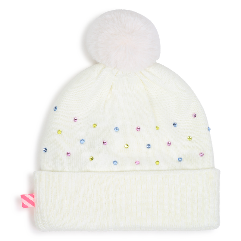 Multicolored rhinestone beanie BILLIEBLUSH 
                        girl